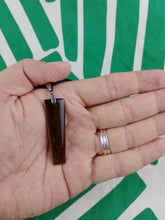 Cargar imagen en el visor de la galería, Colgante Rectangular Ojo tigre Mod. 1
