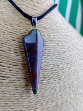 Cargar imagen en el visor de la galería, Colgante Punta Flecha Ágata India Mod. 4
