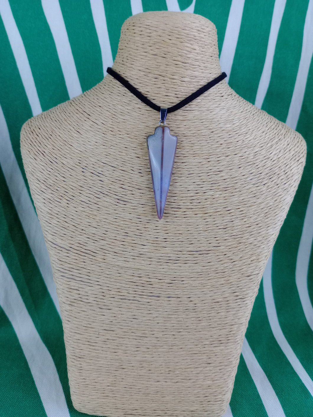 Colgante Punta Flecha Ágata India Mod. 12