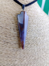 Cargar imagen en el visor de la galería, Colgante Punta Flecha Ágata India Mod. 12
