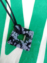 Cargar imagen en el visor de la galería, Colgante Rombo Obsidiana Nevada Mod. 4
