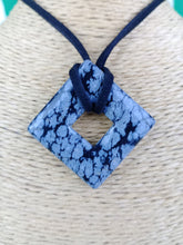 Cargar imagen en el visor de la galería, Colgante Rombo Obsidiana Nevada Mod. 2
