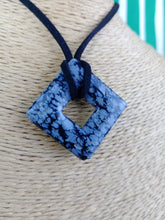 Cargar imagen en el visor de la galería, Colgante Rombo Obsidiana Nevada Mod. 1
