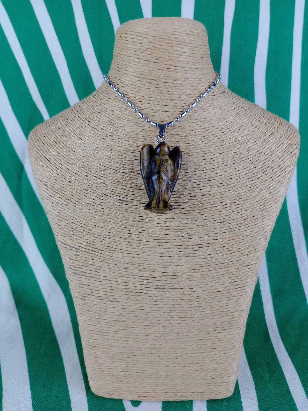 Colgante Ojo Tigre Ángel Mod. 3