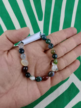 Cargar imagen en el visor de la galería, Pulsera Agata India Nuggets
