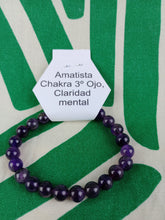 Cargar imagen en el visor de la galería, Pulsera Elástica Amatista 8 mm
