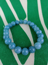 Cargar imagen en el visor de la galería, Pulsera Elástica Aguamarina 8 mm
