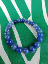 Cargar imagen en el visor de la galería, Pulsera Jade Azul 8 mm
