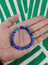 Cargar imagen en el visor de la galería, Pulsera Jade Azul 8 mm
