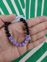 Cargar imagen en el visor de la galería, Pulsera Angelita (negra) 8 mm
