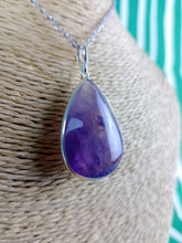 Cargar imagen en el visor de la galería, Colgante Amatista Plata Lagrima Mod. 1
