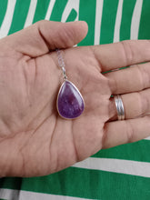 Cargar imagen en el visor de la galería, Colgante Amatista Plata Lagrima Mod. 1
