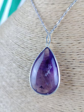 Cargar imagen en el visor de la galería, Colgante Amatista Plata Lagrima Mod. 2

