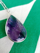 Cargar imagen en el visor de la galería, Colgante Amatista Plata Lagrima Mod. 2
