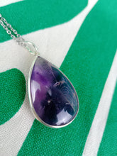 Cargar imagen en el visor de la galería, Colgante Amatista Plata Lagrima Mod. 2
