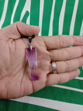 Cargar imagen en el visor de la galería, Colgante Rectangular Amatista Mod. 1
