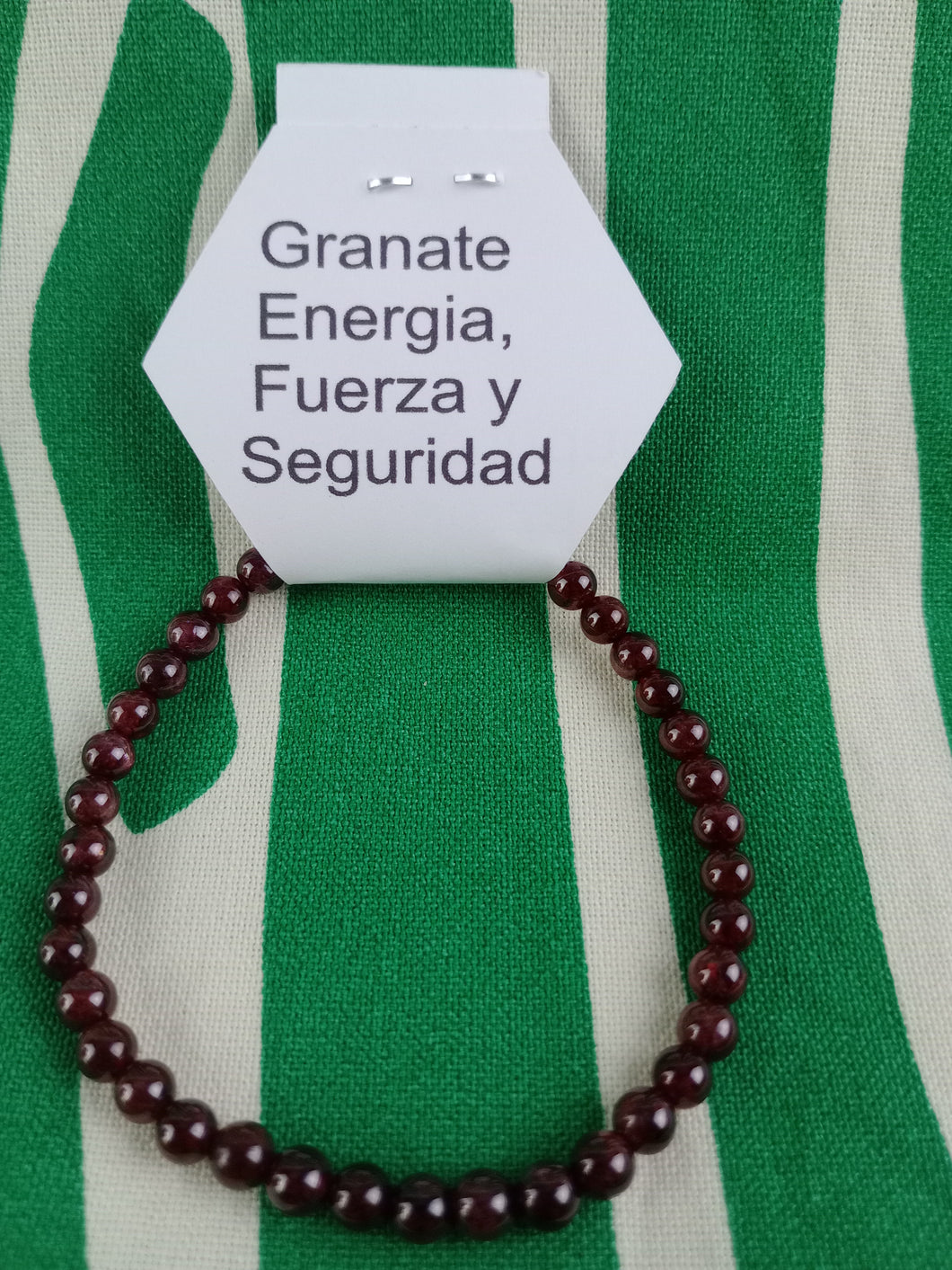 Pulsera Granate 4 mm