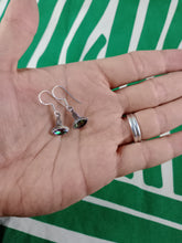 Cargar imagen en el visor de la galería, Pendientes Ojos de Shiva Plata (Topacio Arcoiris)
