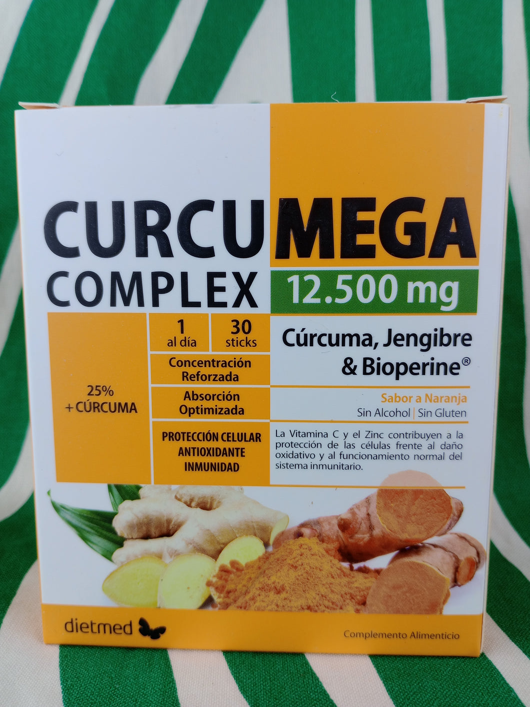 Curcumega Complex con Jengibre 12.500 mg Sticks