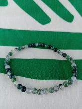 Cargar imagen en el visor de la galería, Pulsera Agata Musgosa 4 mm
