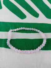 Cargar imagen en el visor de la galería, Pulsera Cuarzo Rosa 4 mm
