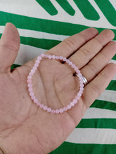 Cargar imagen en el visor de la galería, Pulsera Cuarzo Rosa 4 mm
