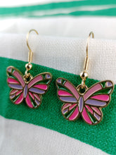 Cargar imagen en el visor de la galería, Pendientes Mariposa Color
