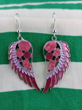 Cargar imagen en el visor de la galería, Pendientes Alas de Angel Rosa
