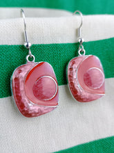 Cargar imagen en el visor de la galería, Pendientes Gaudi Cuadrados Rojos
