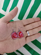 Cargar imagen en el visor de la galería, Pendientes Gaudi Cuadrados Rojos
