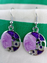 Cargar imagen en el visor de la galería, Pendientes Gaudi Circulo Lilas Bicolor
