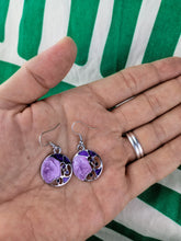 Cargar imagen en el visor de la galería, Pendientes Gaudi Circulo Lilas Bicolor
