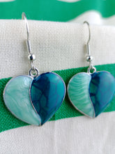 Cargar imagen en el visor de la galería, Pendientes Gaudi Corazones Verdes

