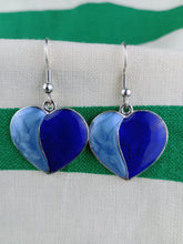 Cargar imagen en el visor de la galería, Pendientes Gaudi Corazones Azules
