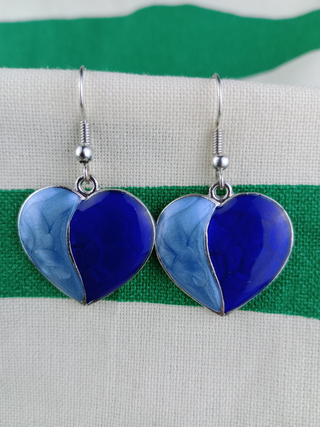 Pendientes Gaudi Corazones Azules