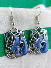 Cargar imagen en el visor de la galería, Pendientes Gaudi Abstractos Azules
