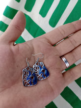 Cargar imagen en el visor de la galería, Pendientes Gaudi Abstractos Azules
