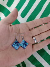 Cargar imagen en el visor de la galería, Pendientes Gaudi Rombos Azules
