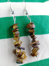 Cargar imagen en el visor de la galería, Pendientes Ojo de Tigre Chips
