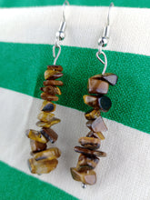 Cargar imagen en el visor de la galería, Pendientes Ojo de Tigre Chips
