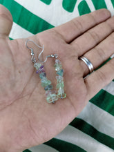 Cargar imagen en el visor de la galería, Pendientes Fluorita Chips
