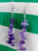 Cargar imagen en el visor de la galería, Pendientes Amatista Chips
