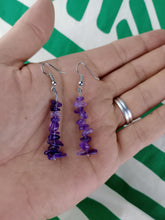 Cargar imagen en el visor de la galería, Pendientes Amatista Chips
