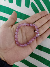 Cargar imagen en el visor de la galería, Pulsera Elástica Lepidolita 8 mm
