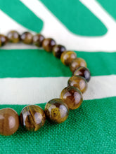 Cargar imagen en el visor de la galería, Pulsera Elástica Ojo de Tigre 8 mm
