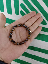 Cargar imagen en el visor de la galería, Pulsera Elástica Ojo de Tigre 8 mm
