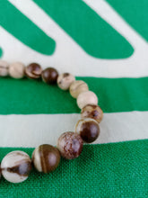 Cargar imagen en el visor de la galería, Pulsera Elástica Jaspe Cebra Australiano 8 mm
