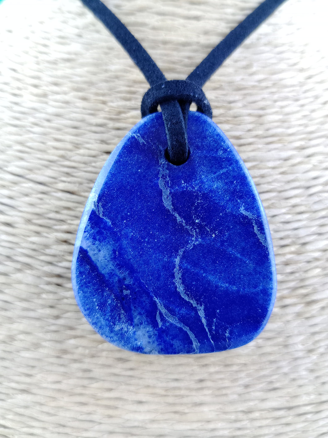 Colgante Cuarzo Azul Mod 3