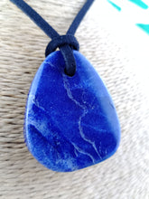 Cargar imagen en el visor de la galería, Colgante Cuarzo Azul Mod 3

