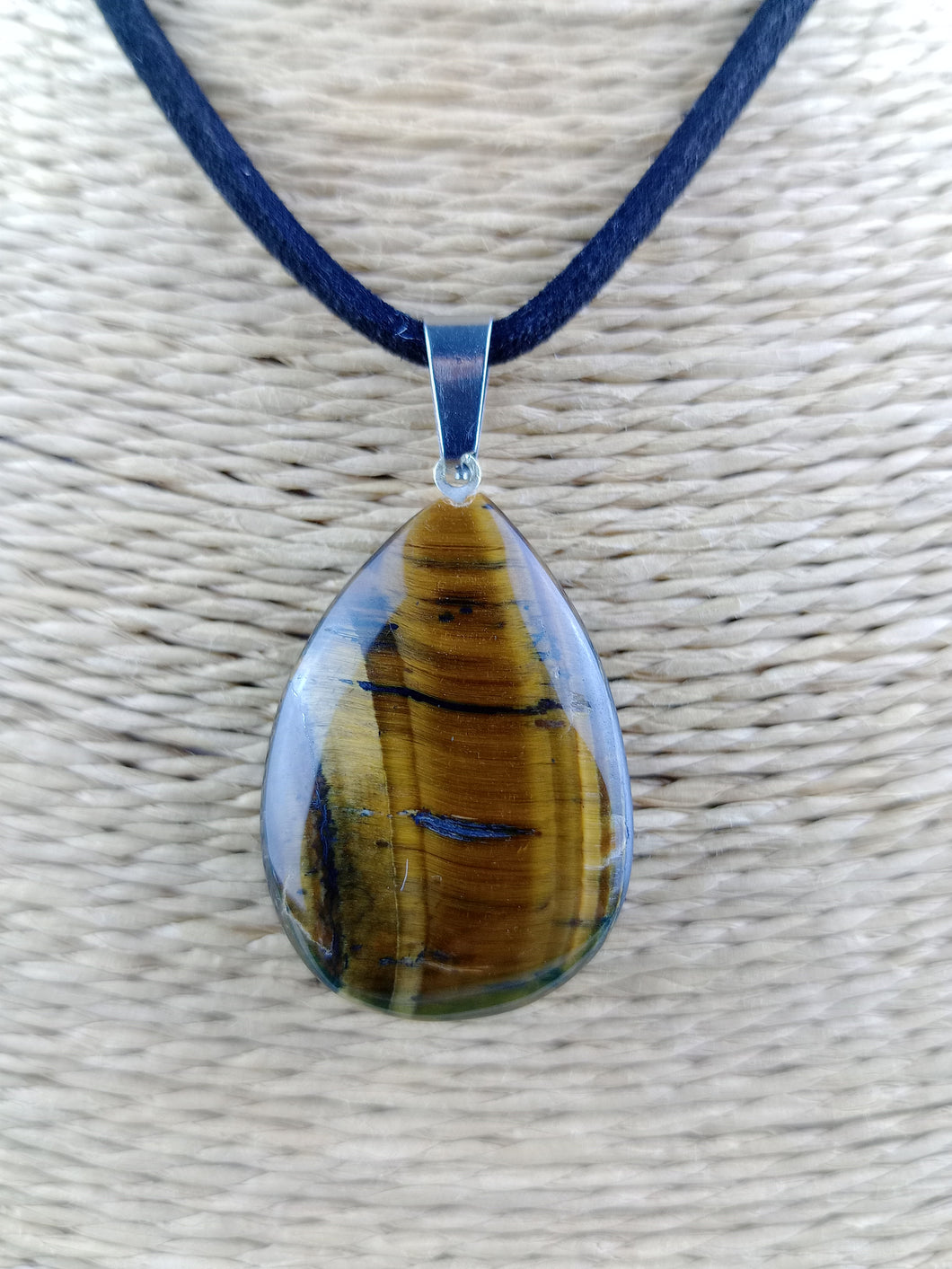 Colgante Ojo de Tigre Lagrima Mod. 2